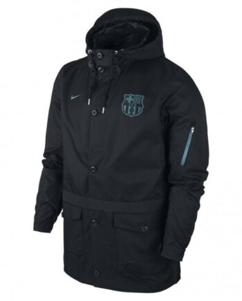 Fc Barcelona Saturday Jacket 2015 16 Black-