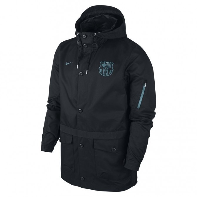 Fc Barcelona Saturday Jacket 2015 16 Black-