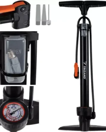 Fodpumpe Med Manometer  16 Bar   230 Psi