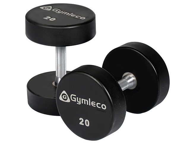 Gymleco 836 Runde Gummi Håndvægte 15 Kg    Stk