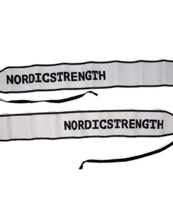 Håndledsstøtte   Nylon Fra Nordic Strength  Hvid
