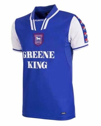 Ipswich Town 1997-99 Retro Home Shirt  In Stock -