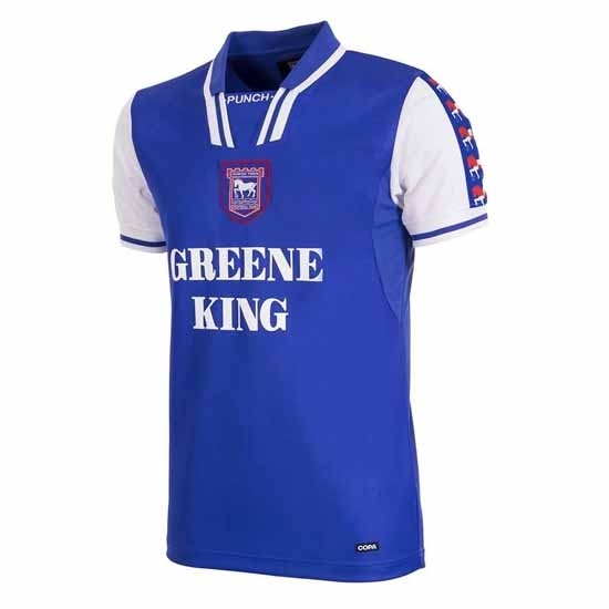 Ipswich Town 1997-99 Retro Home Shirt  In Stock -