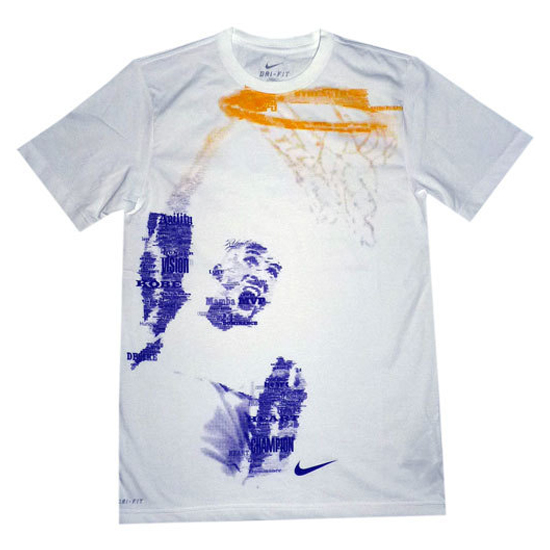 Kobe Bryant Dunk  -shirt Hvid-