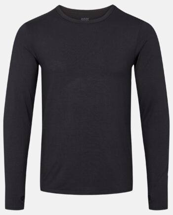 Iq Sox Langærmet Bambus  -shirt Sort Medium