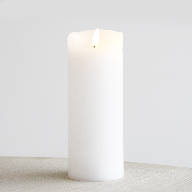 Luce Led Bloklys       20 Cm  Hvid