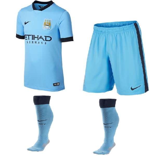 Manchester City Home Shorts 2014 15-