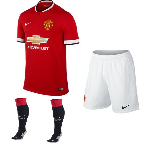 Manchester United Hjemme Shorts 2014 15 Børn-yxs   116-128