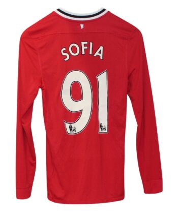 Manchester United Home Jersey     2011 12 Sofia 91-