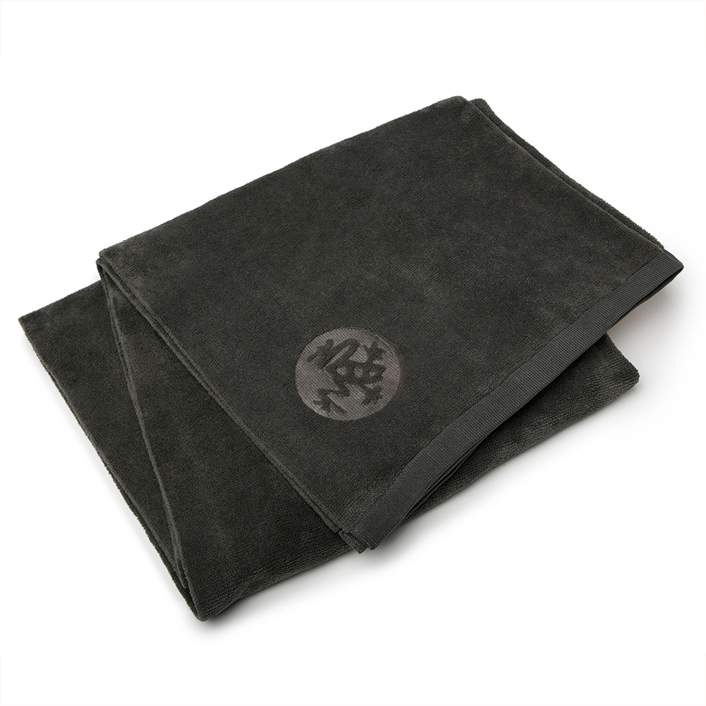 Manduka Equa Yoga Mat Håndklæde  Grå Thunder