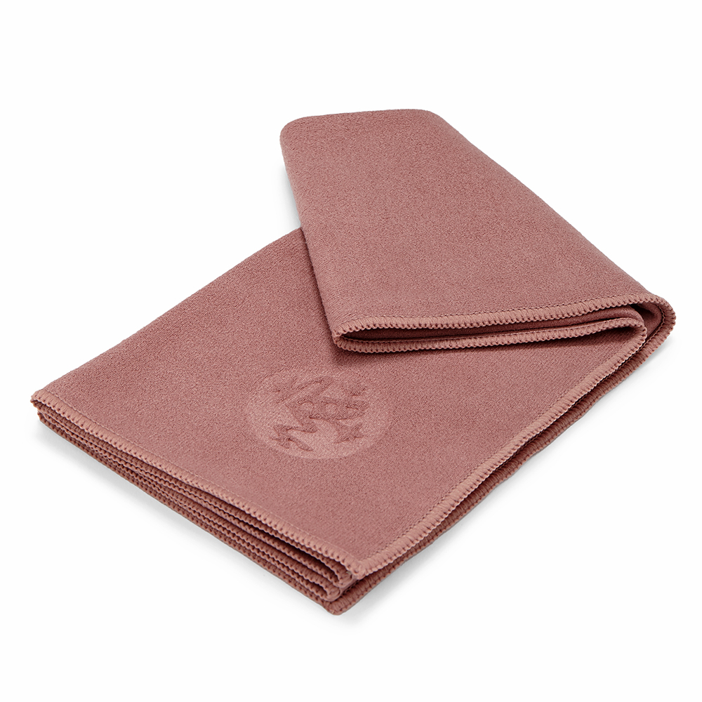 Manduka Equa Yoga Mat Håndklæde  Rosa Elderberry