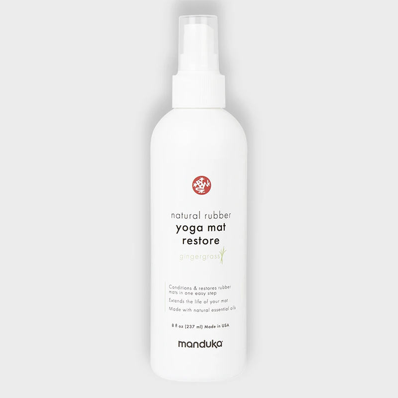 Manduka Natural Rubber Yoga Mat Restore  Gingergrass 227 Ml