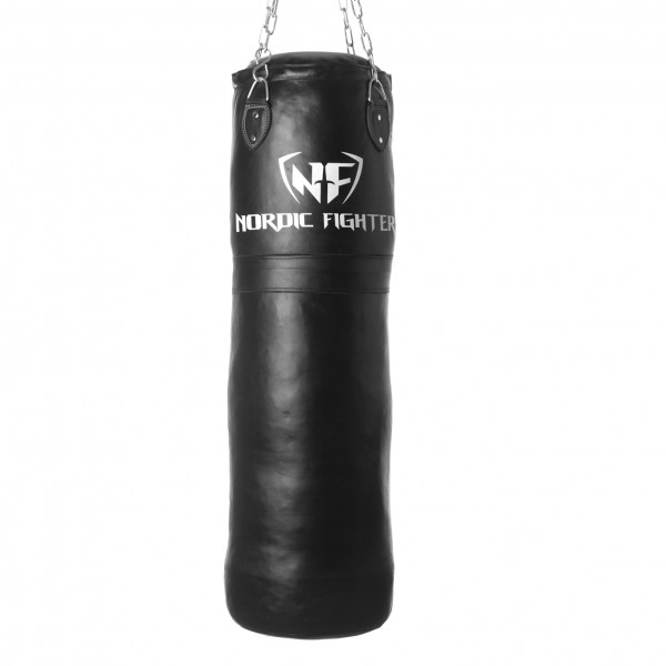Nordic Fighter Boxing Bag Sandsæk ægte Læder 145cm 60kg