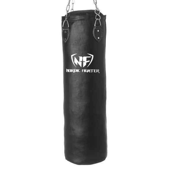 Nordic Fighter Boxing Bag Sandsæk ægte Læder 100cm 30kg