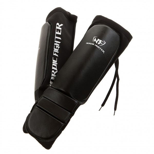 Nordic Fighter Grappling Shin Guards Instep Benskinne Kunstlæder  -large