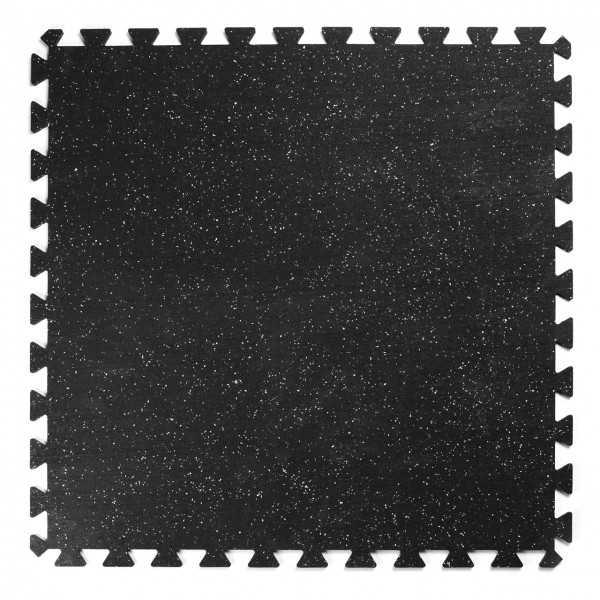 Nordic Fighter Gummi Floor Guards Fitnessgulv Black White 10mm