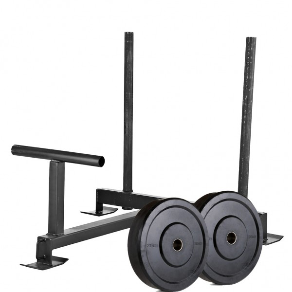 Nordic Fighter Metal Gymsled Crossfit Slæde  Inkl  20kg Bumper Vægt