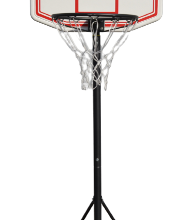 Odin Basketstander 38 Cm Sort Justerbar Fra   60   Til       Med Fod