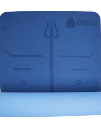 Odin Dual Blue Tpe Yogamåtte   6cm