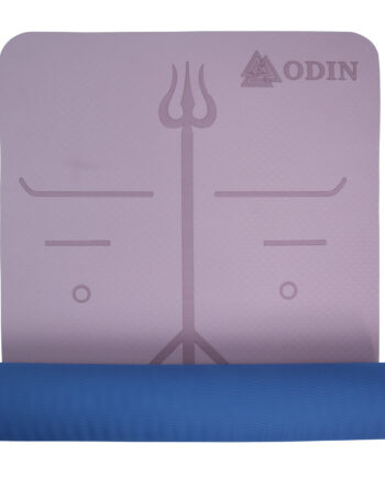 Odin Dual Pink Blue Tpe Yogamåtte   6cm