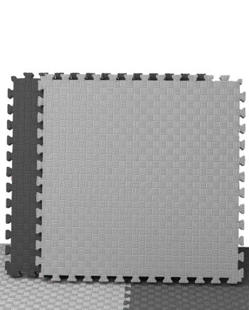 Odin Floor Guards Fitnessgulv 1000x1000x25 Mm Grå Sort