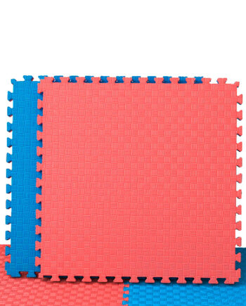 Odin Floor Guards Fitnessgulv 1000x1000x30 Mm Rød Blå