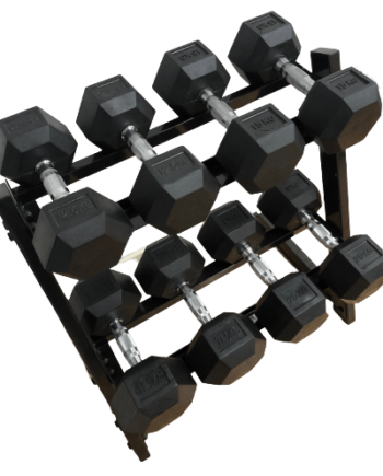 Odin 130kg Hex Set Pakketilbud    Sæt Håndvægte   Rack