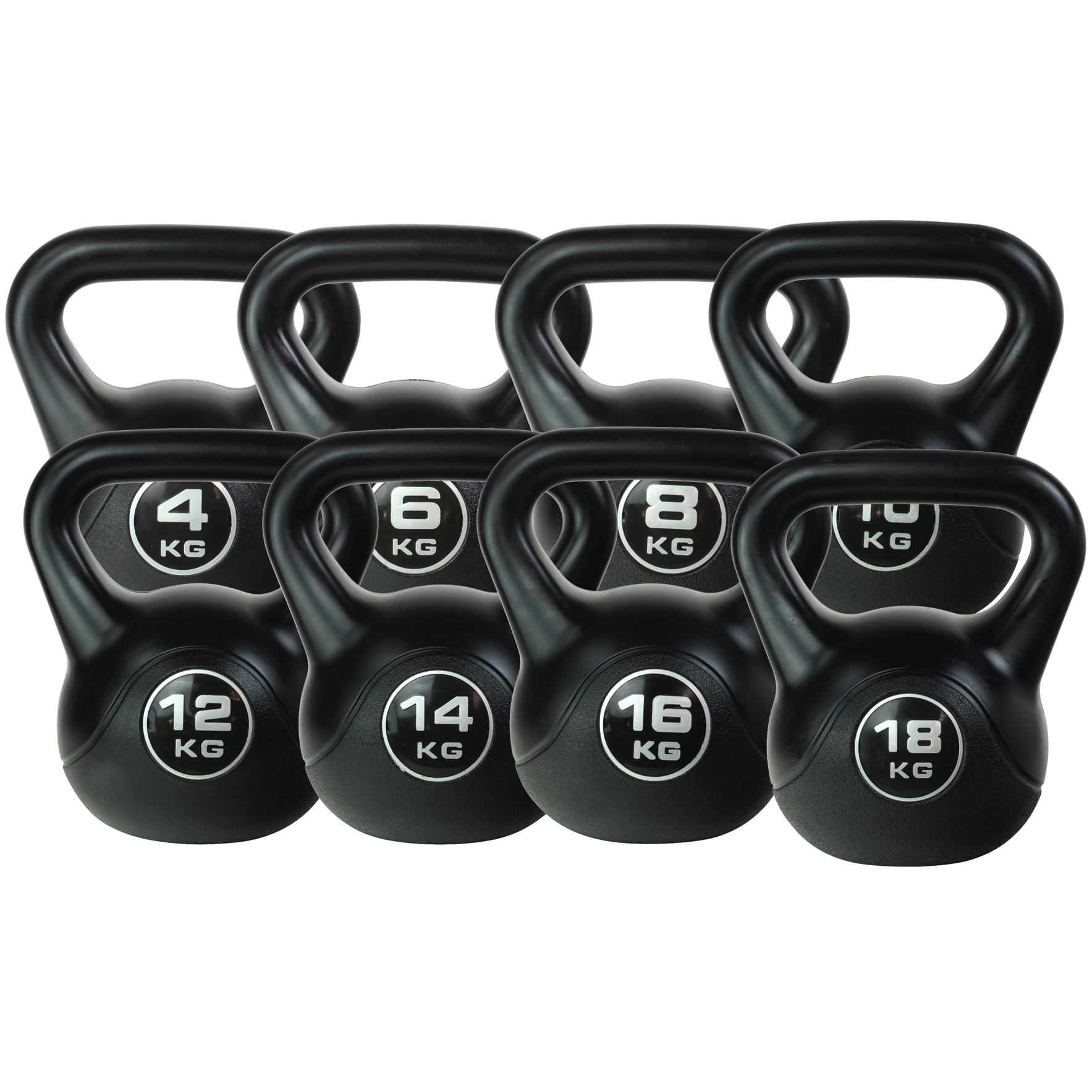 Odin Vinyl Kettlebell Pakketilbud           10  12  14  16  18kg
