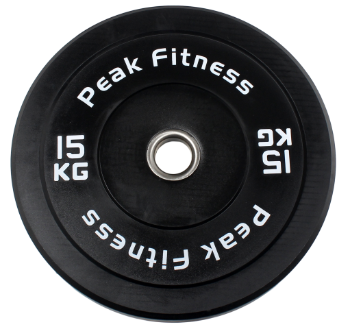Peak Fitness  Bumper Plate 15 Kg
