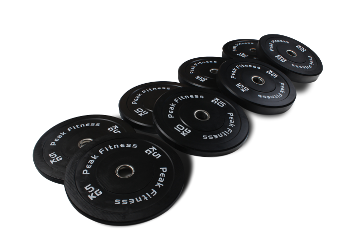Peak Fitness Bumper Vægtskivepakke  100 Kg