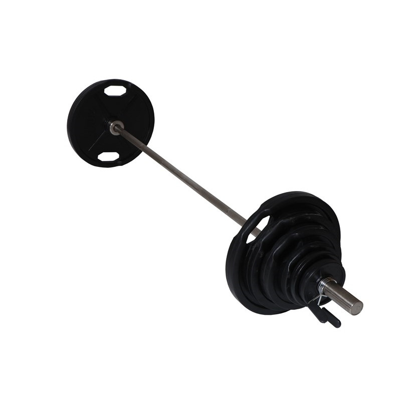 Peak Fitness 125 Kg   50mm Vægtsæt   Jern Sort