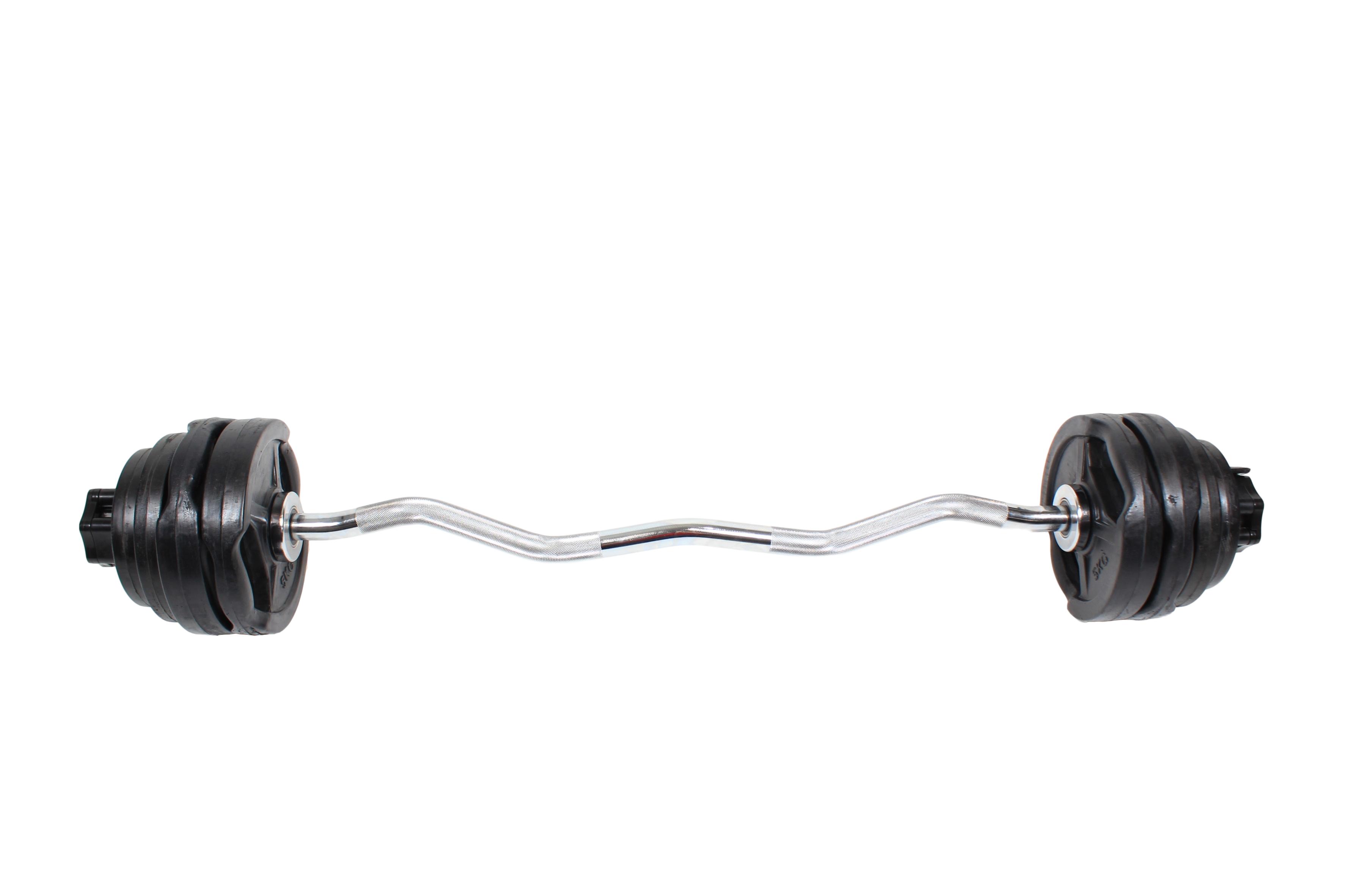 Peak Fitness 50 Mm Curl Sæt 36 Kg