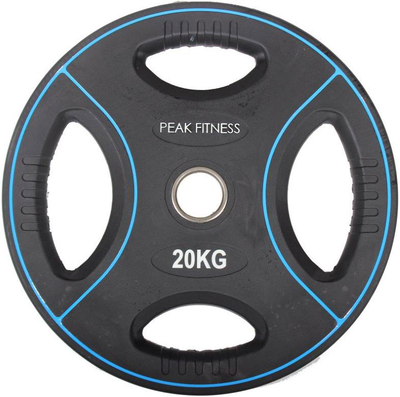 Peak Fitness  50 Mm Vægtskive Poly Urethane 20 Kg