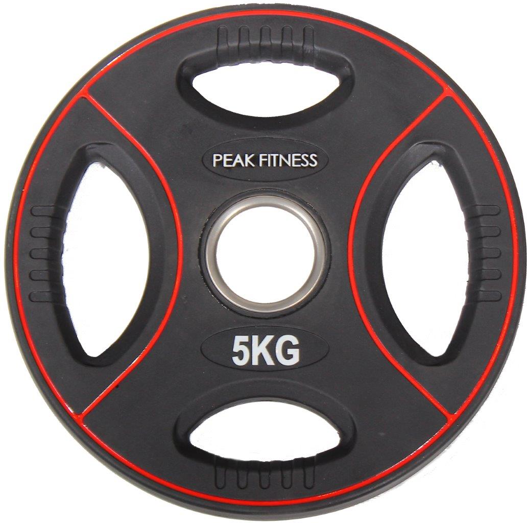 Peak Fitness  50 Mm Vægtskive Poly Urethane   Kg