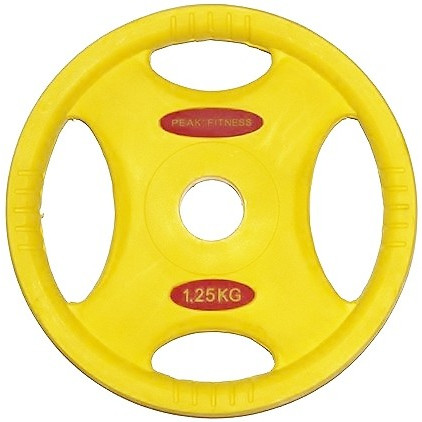 Peak Fitness Vægtskive  30mm Gummi   25 Kg