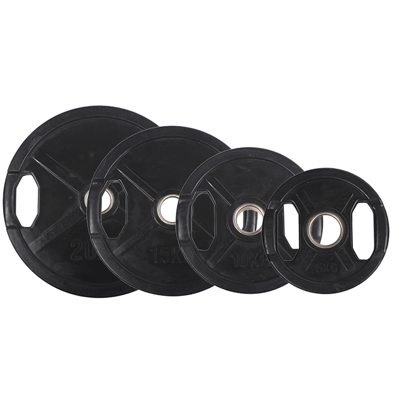 Peak Fitness Vægtskivepakke 50 Mm   Gummi 100 Kg Sort