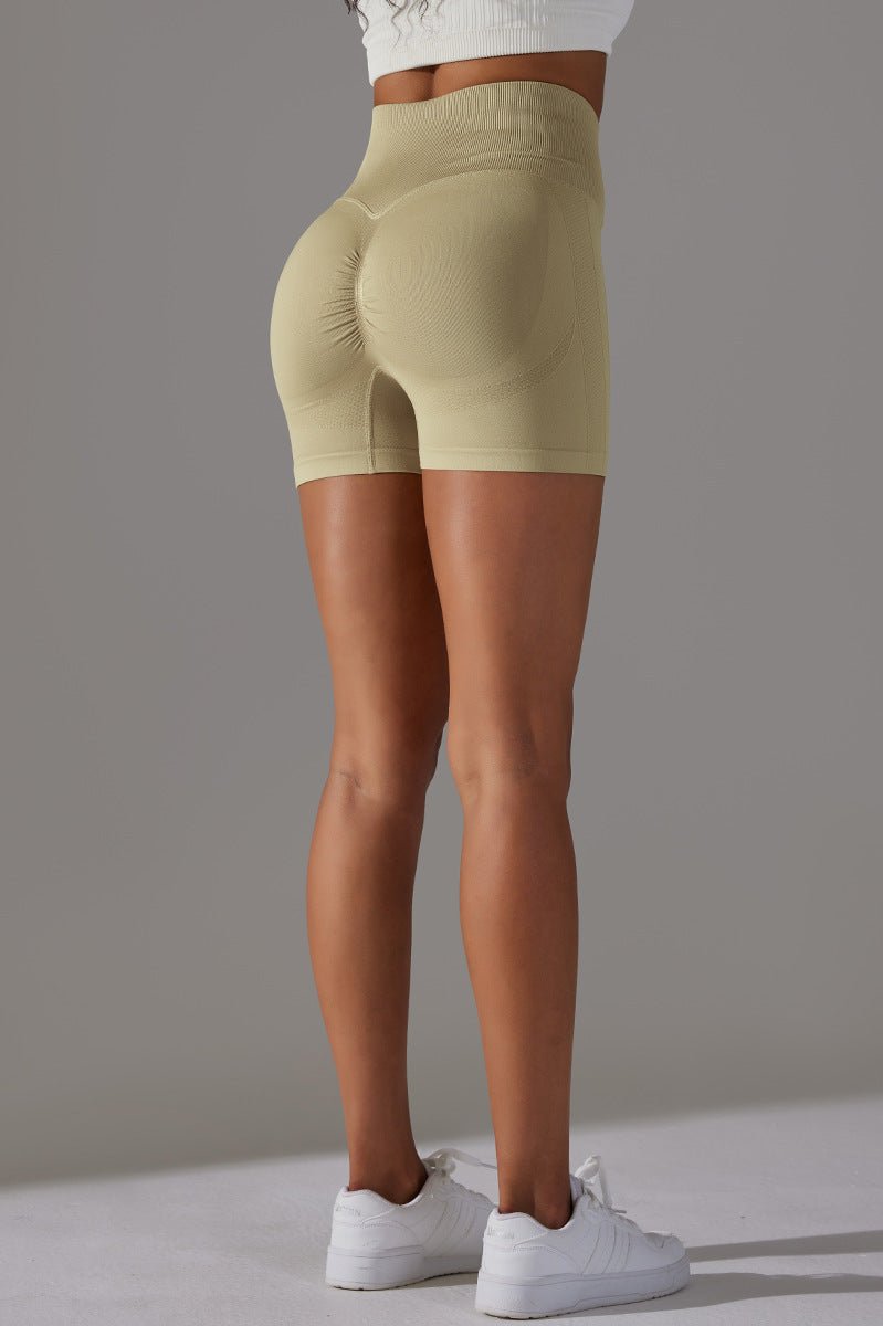 Performancepro Scrunch Shorts Khaki Small   Khaki