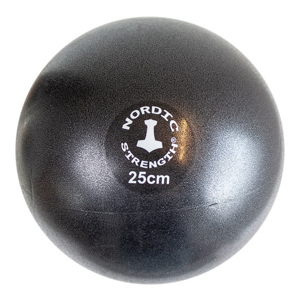 Pilatesbold 25 Cm  Sort  Nordic Strength