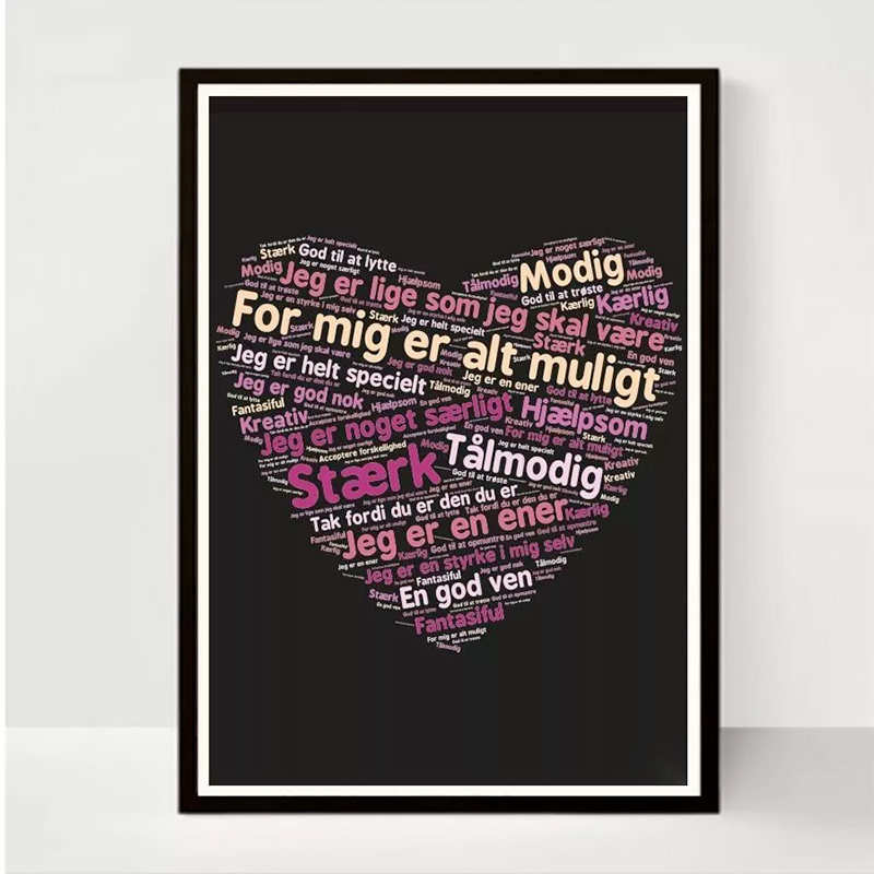 Plakat En God Ven Hjertet