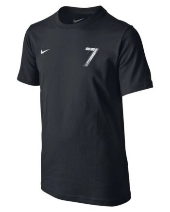 Portugal Tee Cristiano Ronaldo   Black Youth-yl   152-158 Old
