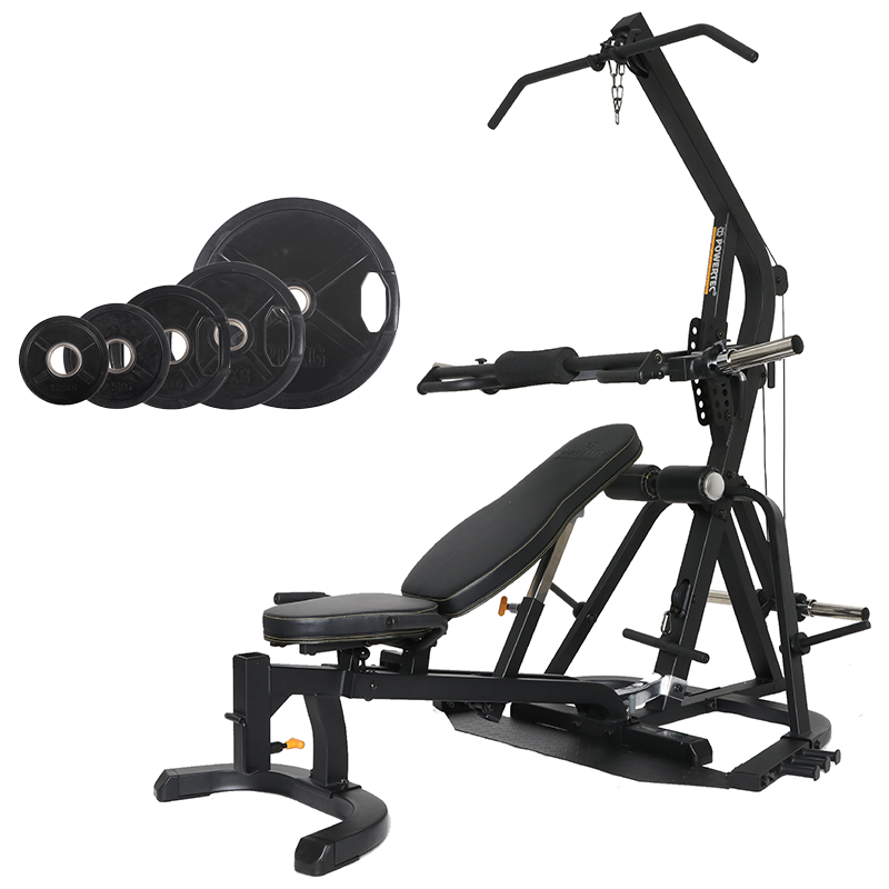 Powertec  Workbench Levergym   77  Sort 50 Mm Vægtskiver   Kg Black