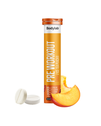 Pre Workout Tabs  20 Stk  Ice Tea Peach