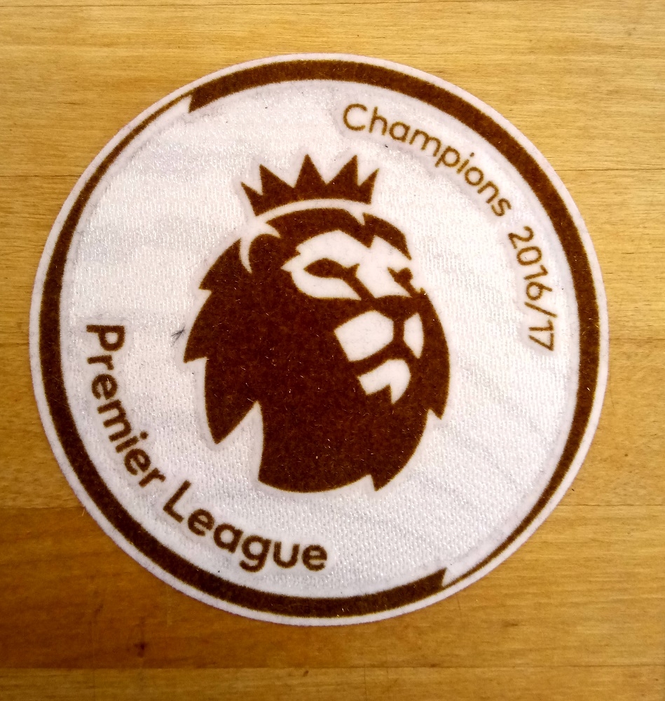 Premier League Champs Sleeve Badge 2016-2017 Player  -player