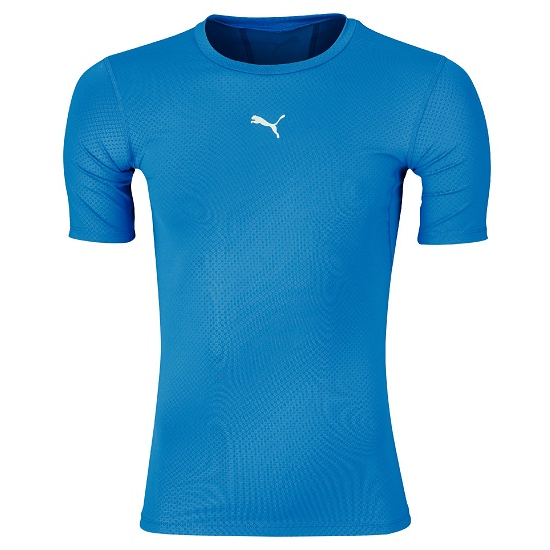 Puma Compression Tee Short Sleeve Blue-
