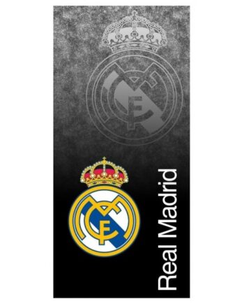 Real Madrid Towel Black Dual Logo-one-size