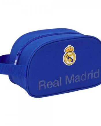 Real Madrid Wash Bag Large 26 Cm Blue-one-size