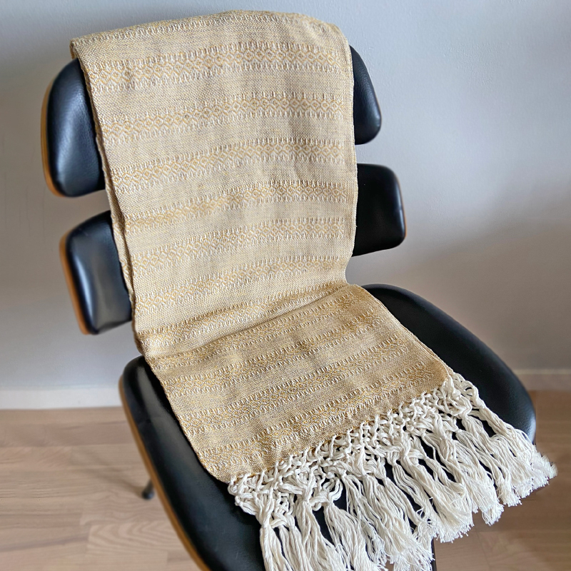 Rebozo Tørklæde  Emma  Gul Grå
