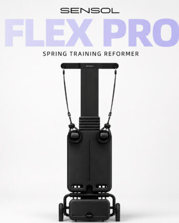 Sensol Flex Pro Smart Pilates Reformer Midnight Black