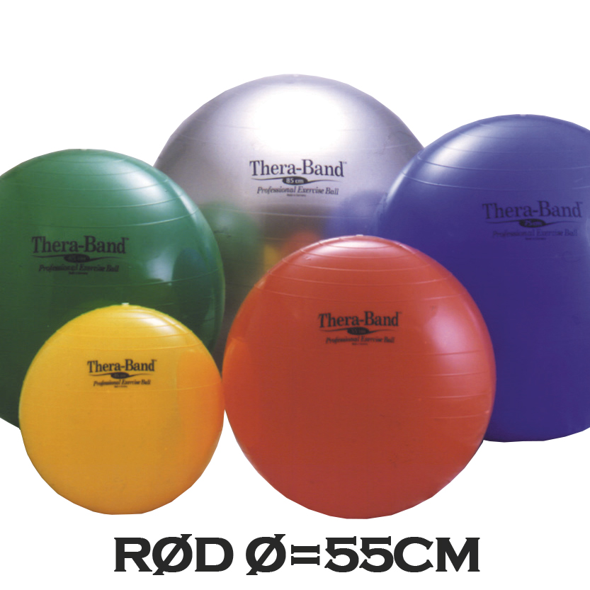 Thera-band Terapibold   Træningsbold 55cm Rød
