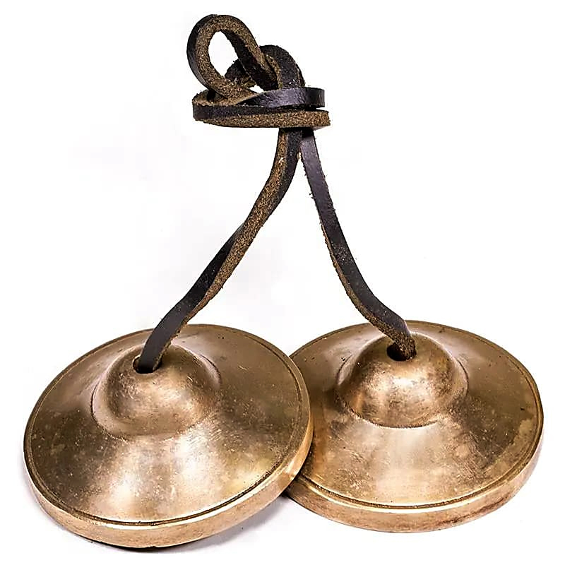 Tingsha Klokke   Messing  Plain